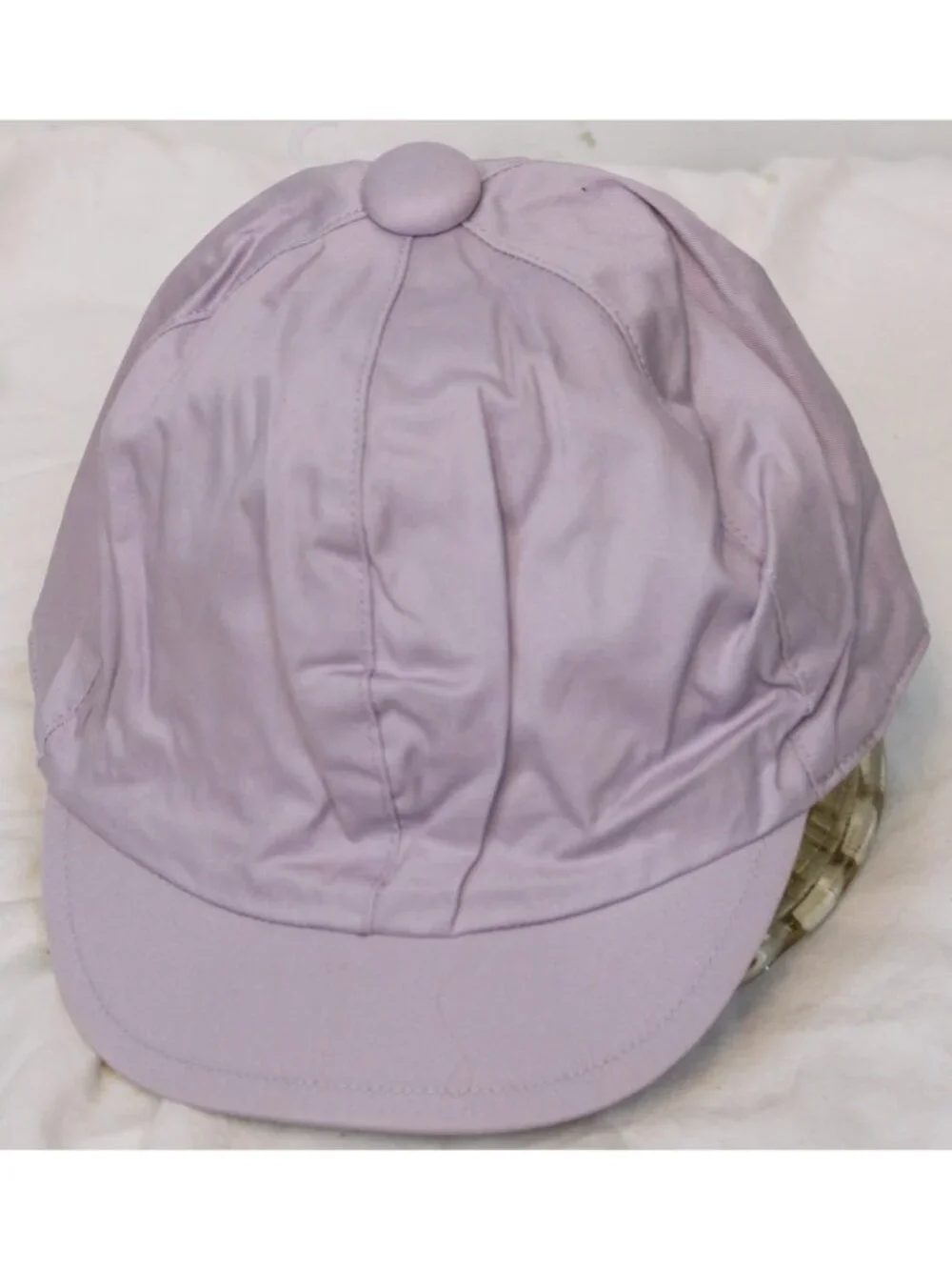 2004 Gymboree European Holiday Purple Lavender Hat Cap Lined sz Sm Med